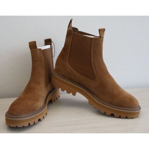 Dolce Vita Women's Sz 10 Brown Moana H20 Waterproof Ankle Chelsea Booties - Picture 1 of 9